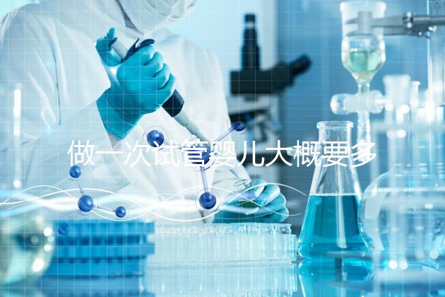 做一次試管嬰兒大概要多少錢？