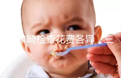 小排畸檢查花費各異，三院、紅房子、安醫單次價格整理