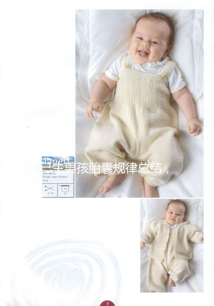 已生男孩胎囊規律總結,3個孕囊數據兩大一小可能是兒子